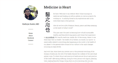 Desktop Screenshot of medicineisheart.com