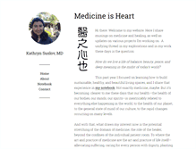 Tablet Screenshot of medicineisheart.com